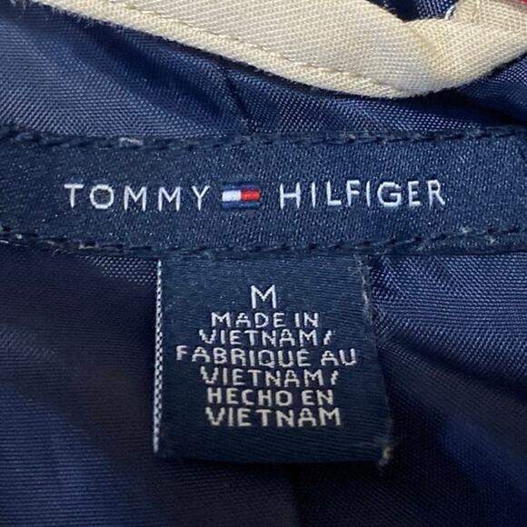 Tommy Hilfiger Women's Khaki Double Breasted Tie Waist Trench Coat Jacket Size M - Picture 5 of 6